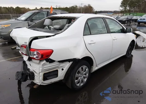 2011 Toyota Corolla Le из США, поврежденный, VIN 2T1BU4EE1BC593708